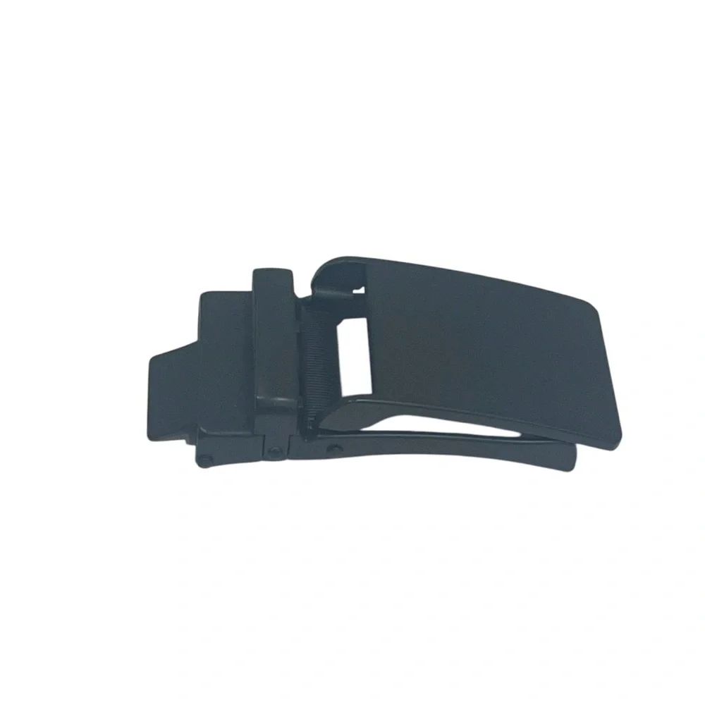 Men’s Black Belt With Black Utility Secure Buckle (Cut To Size 36-44” inch waist